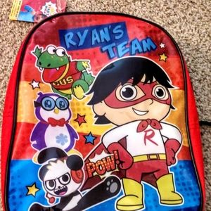 Toddler size Ryan back pack NWT